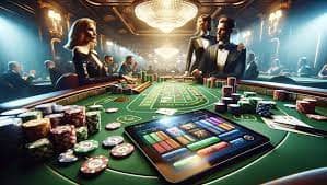 brovegas online baccarat betting interface with live feed and balance display